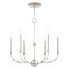 Livex Lighting 6 Lt Polished Nickel Chandelier - 46316-35