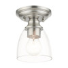 Livex Lighting 1 Lt Brushed Nickel  Flush Mount - 46331-91