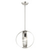 Livex Lighting 1 Lt Brushed Nickel Pendant - 46413-91