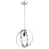 Livex Lighting 1 Lt Brushed Nickel Pendant - 46413-91