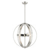 Livex Lighting 4 Lt Brushed Nickel Chandelier - 46415-91