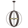 Livex Lighting 5 Lt Bronze Chandelier - 46416-07