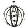 Livex Lighting 16 Lt Black Foyer Chandelier - 46418-04