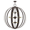 Livex Lighting 16 Lt Bronze Foyer Chandelier - 46418-07