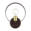 Livex Lighting 1 Lt Bronze Ada Single Sconce - 46421-07