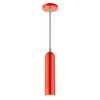 Livex Lighting 1 Lt Shiny Red Pendant - 46751-72