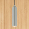 Livex Lighting 1 Lt Shiny Light Gray Pendant - 46751-90