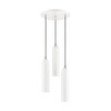 Livex Lighting 3 Lt Shiny White Pendant - 46753-69