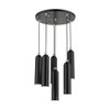 Livex Lighting 6 Lt Shiny Black Pendant - 46756-68