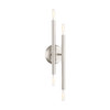 Livex Lighting 4 Lt Brushed Nickel Ada Wall Sconce - 46771-91