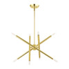 Livex Lighting 8 Lt Polished Brass Chandelier - 46774-02