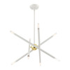 Livex Lighting 8 Lt White Chandelier - 46774-03