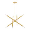 Livex Lighting 8 Lt Satin Brass Chandelier - 46774-12