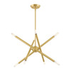 Livex Lighting 8 Lt Satin Brass Chandelier - 46774-12