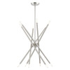 Livex Lighting 12 Lt Brushed Nickel Chandelier - 46776-91