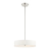 Livex Lighting 4 Lt Brushed Nickel Chandelier - 46923-91