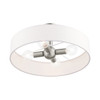 Livex Lighting 4 Lt Brushed Nickel Semi Flush Mount - 46927-91