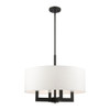 Livex Lighting 4 Lt Black Chandelier - 48786-04