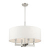 Livex Lighting 4 Lt Brushed Nickel Chandelier - 48786-91