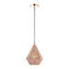 Livex Lighting 1 Lt Rose Gold Pendant - 48921-86