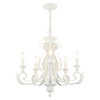 Livex Lighting 5 Lt Shiny White Chandelier - 49065-69