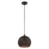 Livex Lighting 1 Lt Bronze Pendant - 49100-07