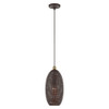 Livex Lighting 1 Lt Bronze Pendant - 49101-07