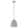 Livex Lighting 1 Lt Nordic Gray Pendant - 49108-80