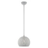 Livex Lighting 1 Lt Nordic Gray Pendant - 49181-80