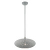 Livex Lighting 3 Lt Nordic Gray Pendant - 49184-80