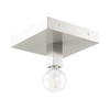 Livex Lighting 1 Lt Brushed Nickel Ceiling Mount - 49210-91