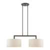 Livex Lighting 2 Lt English Bronze  Linear Chandelier - 49292-92