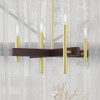Livex Lighting 4 Lt Satin Brass  Chandelier - 49344-12