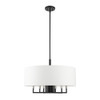 Livex Lighting 7 Lt Black Pendant Chandelier - 49376-04