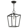 Livex Lighting 1 Lt Black Convertible Lantern - 49432-04