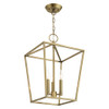 Livex Lighting 3 Lt Antique Brass Convertible Lantern - 49433-01