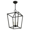 Livex Lighting 3 Lt Black Convertible Lantern - 49433-04