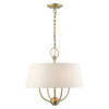 Livex Lighting 4 Lt Antique Brass Pendant Chandelier - 49444-01