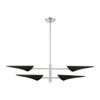 Livex Lighting 4 Lt Brushed Nickel Pendant Chandelier - 49494-91