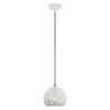 Livex Lighting 1 Lt White Pendant - 49541-03