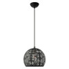 Livex Lighting 1 Lt Black Pendant - 49542-04