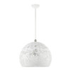 Livex Lighting 3 Lt White Pendant - 49544-03