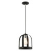 Livex Lighting 1 Lt Textured Black Mini Pendant - 49642-14