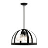 Livex Lighting 4 Lt Textured Black Pendant Chandelier - 49647-14