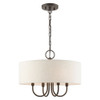 Livex Lighting 4 Lt English Bronze  Pendant Chandelier - 49804-92