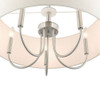 Livex Lighting 5 Lt Brushed Nickel Pendant Chandelier - 49805-91