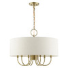 Livex Lighting 7 Lt Antique Brass Pendant Chandelier - 49806-01