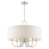 Livex Lighting 7 Lt Brushed Nickel Pendant Chandelier - 49806-91