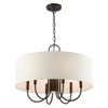 Livex Lighting 7 Lt English Bronze Pendant Chandelier - 49806-92