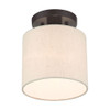 Livex Lighting 1 Lt English Bronze  Semi Flush - 49807-92